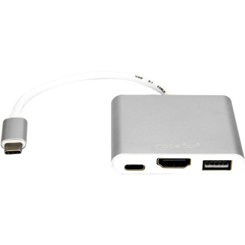 Rocstorage, Inc USB-C to HDMI Multiport Adapter - USB-C to HDMI/USB-C (3.1)/USB 3.0 Converter