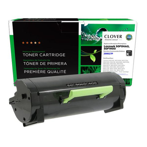 Clover Technologies Group, LLC Remanufactured High Yield Toner Cartridge for Lexmark MS310/MS410/MS510/MS610/MX310/MX410/MX510/MX610