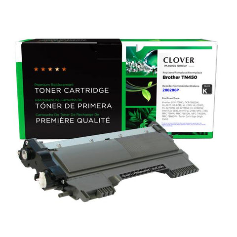 Clover Technologies Group, LLC Remanufactured High Yield Toner Cartridge for Brother TN450