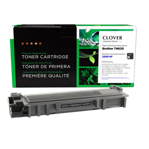 Clover Technologies Group, LLC Remanufactured Toner Cartridge (Alternative for Brother TN630) (1200 Yield)