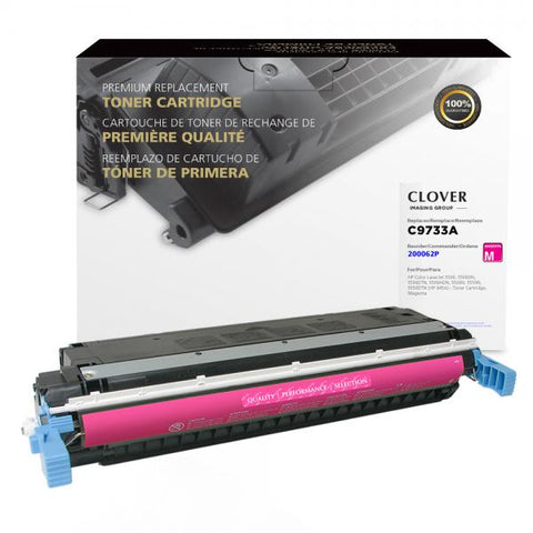 Clover Technologies Group, LLC Remanufactured Magenta Toner Cartridge for HP C9733A (HP 645A)