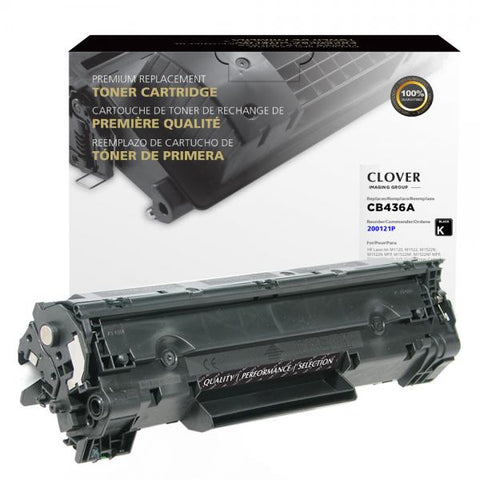 Clover Technologies Group, LLC Remanufactured Toner Cartridge for HP CB436A (HP 36A)