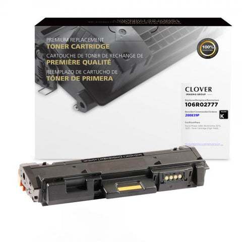 Clover Technologies Group, LLC Remanufactured High Yield Toner Cartridge for Xerox 106R02777