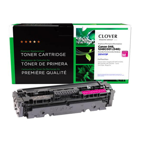 Clover Technologies Group, LLC Clover Imaging Remanufactured Magenta Toner Cartridge for Canon 1248C001 (046)