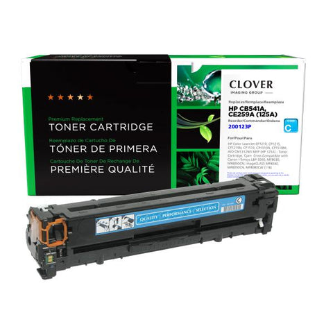 Clover Technologies Group, LLC Remanufactured Cyan Toner Cartridge for HP CB541A (HP 125A)