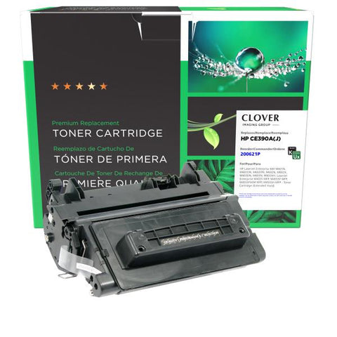 Clover Technologies Group, LLC Remanufactured Extended Yield Toner Cartridge for HP CE390A (HP 90A)