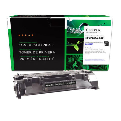 Clover Technologies Group, LLC Remanufactured Toner Cartridge for HP CF280A (HP 80A)