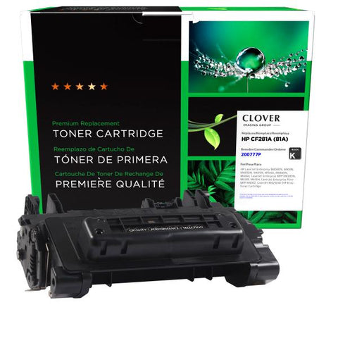 Clover Technologies Group, LLC Remanufactured Toner Cartridge (Alternative for HP CF281A 81A) (10500 Yield)