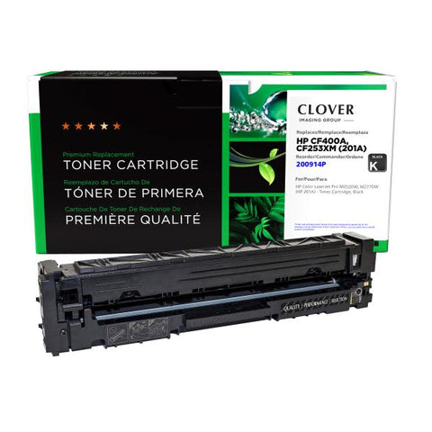 Clover Technologies Group, LLC Remanufactured Black Toner Cartridge (Alternative for HP CF400A 201A) (1500 Yield)