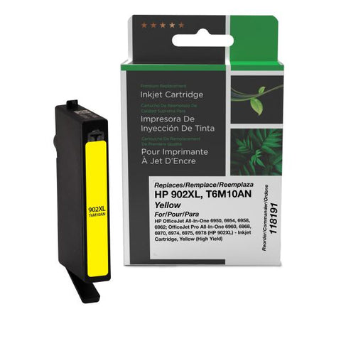 Clover Technologies Group, LLC Remanufactured High Yield Yellow Ink Cartridge for HP T6M10AN (HP 902XL)