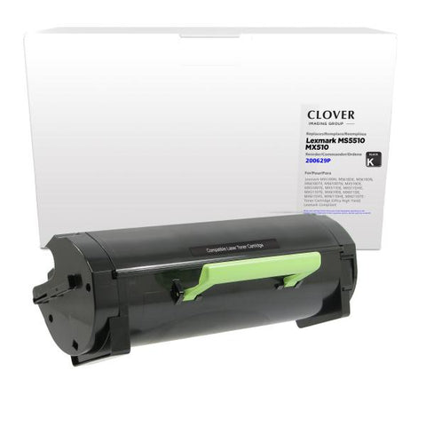 Clover Technologies Group, LLC Remanufactured Ultra High Yield Toner Cartridge for Lexmark MS510/MS610/MX510/MX610