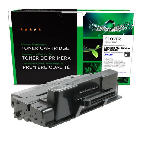 Clover Technologies Group, LLC Remanufactured High Yield Toner Cartridge (Alternative for Samsung MLT-D205L MLT-D205S) (5000 Yield)