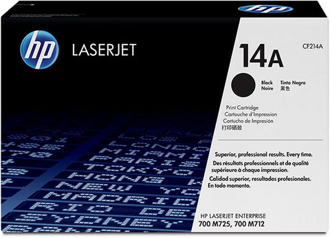 HP 14A (CF214A) Black Original LaserJet Toner Cartridge (10000 Yield)