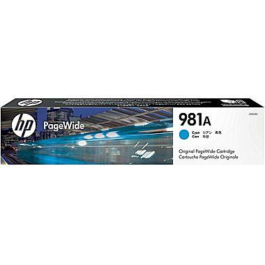 HP 981A (J3M68A) Cyan Original PageWide Cartridge (6000 Yield)