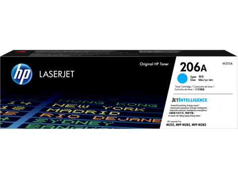 HP 206A Cyan Original LaserJet Toner Cartridge (1,250 Yield)