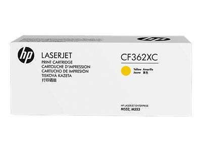 HP 508X (CF362XC) High Yield Yellow Original LaserJet Contract Toner Cartridge (9500 Yield)