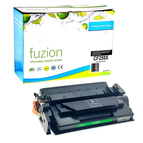 Fuzion HP CF258X Compatible HY Toner - Black
