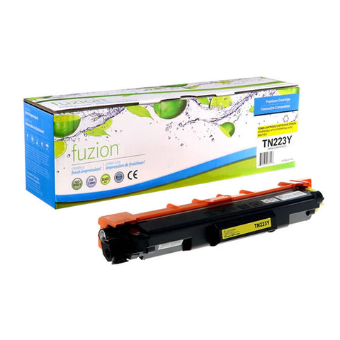 Fuzion Brother TN223Y Compatible Toner - Yellow