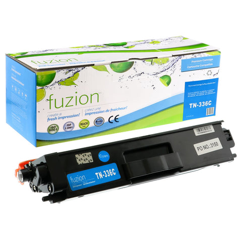 Fuzion Brother TN336C Compatible Toner - Cyan