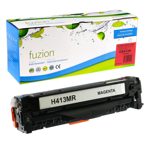 Fuzion HP CE413A (305A) Remanufactured Toner - Magenta
