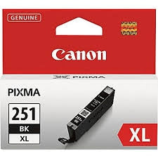 Canon, Inc (CLI-251XLB) High Yield Black Ink Tank