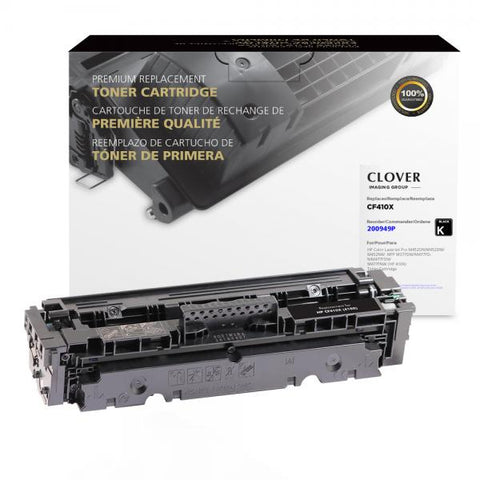 Clover Technologies Group, LLC Remanufactured High Yield Black Toner Cartridge for HP CF410X (HP 410X)
