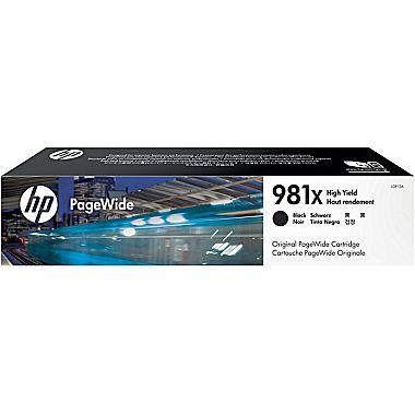 HP 981X (L0R12A) High Yield Black Original PageWide Cartridge (11000 Yield)
