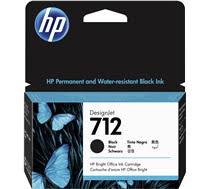 HP HP 712 Black 38-ml Genuine Ink Cartridge (3ED70A) for DesignJet T650, T630, T230, T210 & Studio Plotter Printers