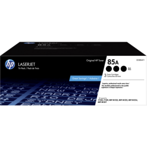 HP HP 85A Black Toner Cartridge Tri-Pack CE285AT1